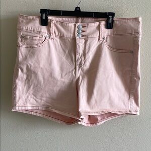 Torrid Blush Pink Jean Shorts